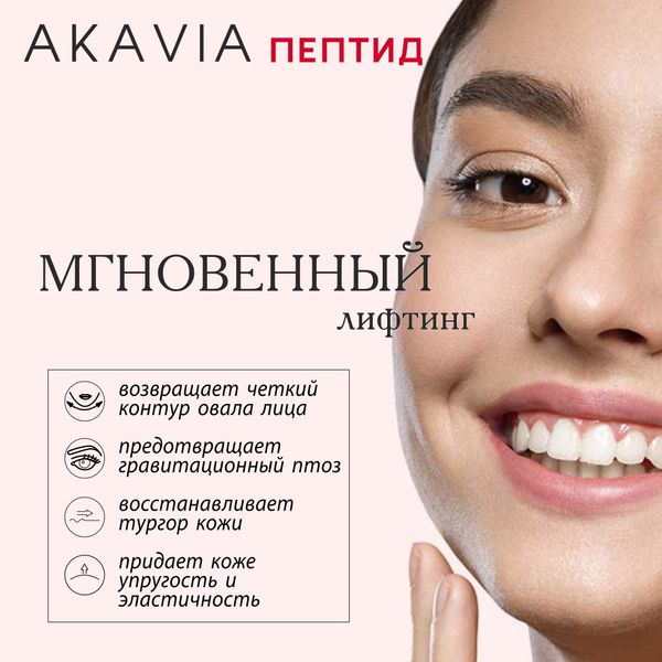 Набор Peptide Акавия: Сыворотка против первых признаков старения амп. 12шт+Активатор фл. 50мл+Дозатор силиконовый 2шт фото №5
