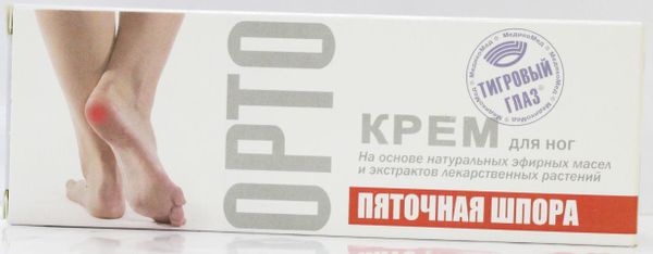 Крем для ног пяточная шпора Орто Тигровый глаз 75мл фото №2
