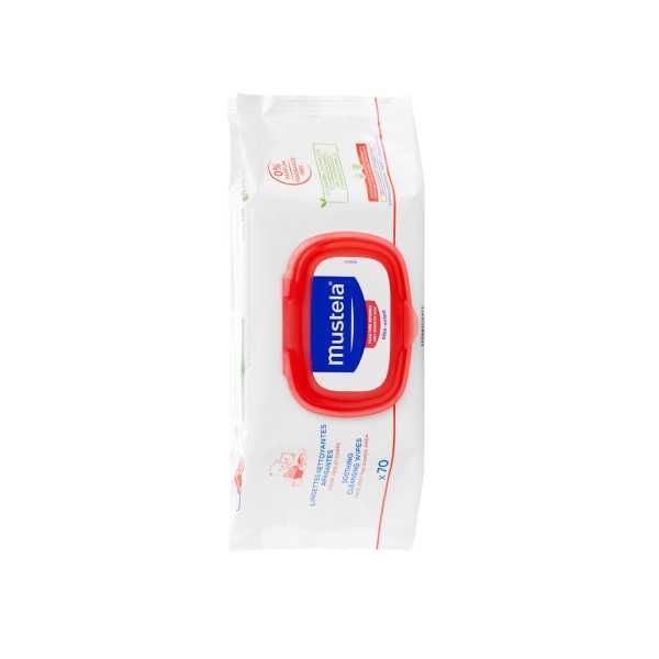 Салфетки Mustela (Мустела) для мягкого очищения без запаха 70 шт. фото №6