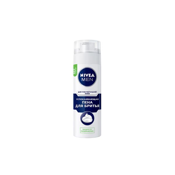 Пена для бритья для чувствительной кожи успокаивающая For Men Nivea/Нивея 200мл (81720)