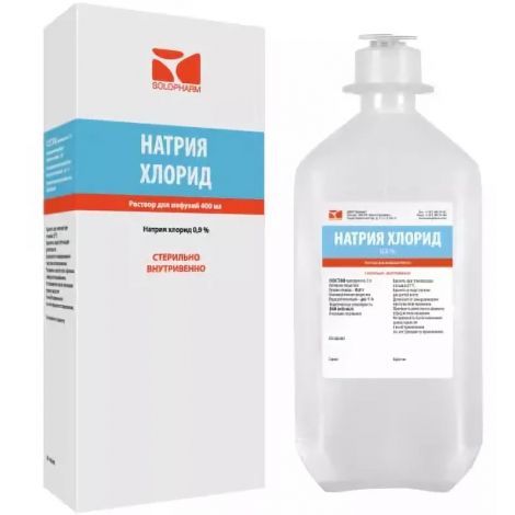 Натрия хлорид раствор для инфузий фл. полимер. 0,9% 400мл