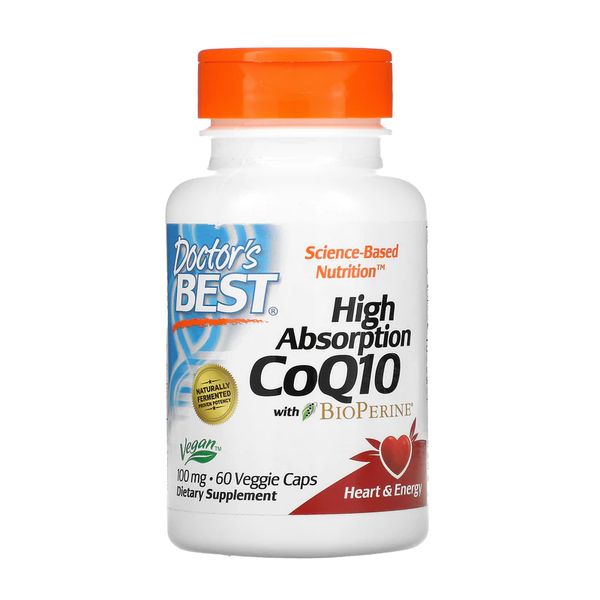 Коэнзим Q10 Doctor's Best/Доктор Бэст капсулы 600мг 60шт