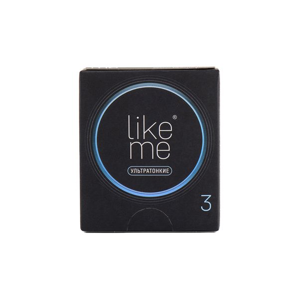 Презервативы ультратонкие Like Me 3шт