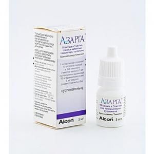 Азарга капли глазные 5мл 