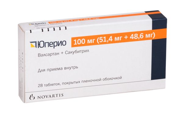 Юперио таблетки п/о плен. 100мг (51,4мг+48,6мг) 28шт