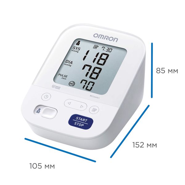 Тонометр автоматический Comfort M3 Omron/Омрон (ALRU) фото №3