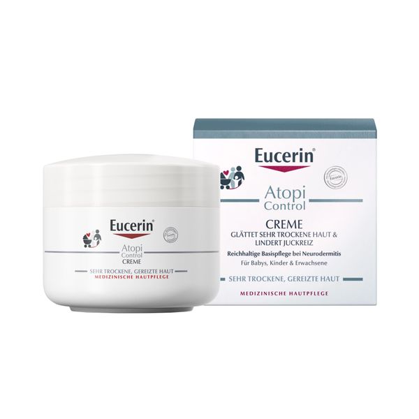 Крем для тела взрослых, детей и младенцев Atopi Control Eucerin/Эуцерин банка 75мл