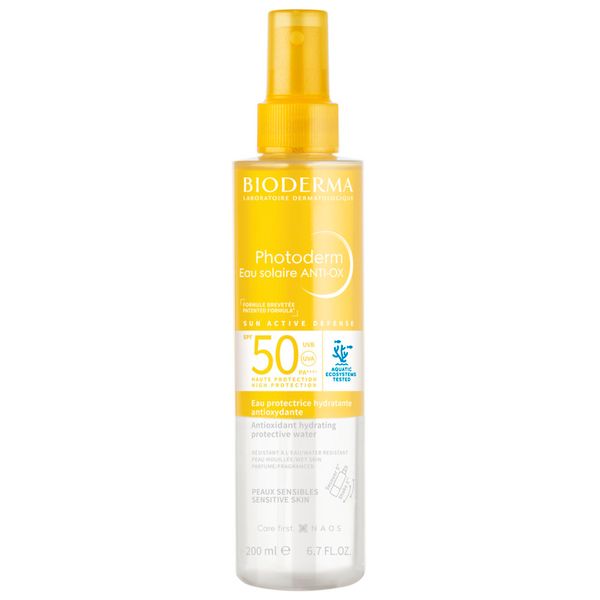 Спрей солнцезащитный увлажняющий антиоксидантный SPF50 Photoderm Bioderma/Биодерма фл. 200мл фото №2 Спрей солнцезащитный увлажняющий антиоксидантный SPF50 Photoderm Bioderma/Биодерма фл. 200мл фото №2