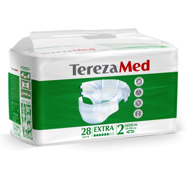 Подгузники для взрослых Extra TerezaMed 28шт р.M (2) фото №2