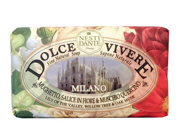 Мыло твердое туалетное Milano Nesti Dolce vivere Dante/Нести Данте 250г