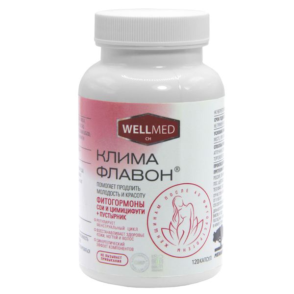 Климафлавон CH Wellmed капсулы 0,25г 120шт