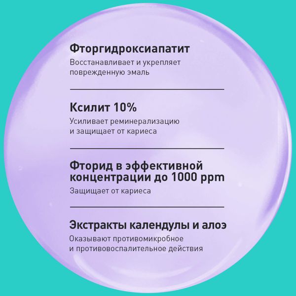 Паста зубная гелевая для детей от 8 лет Teens Асепта 50мл фото №5