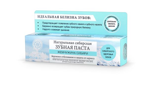 Паста зубная жемчужина Сибири Natura Siberica/Натура Сиберика туба 100г