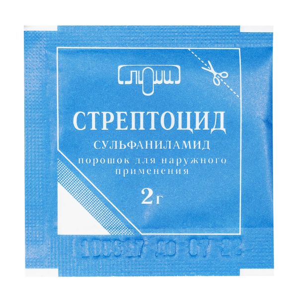 Стрептоцид порошок для наружного применения 2г