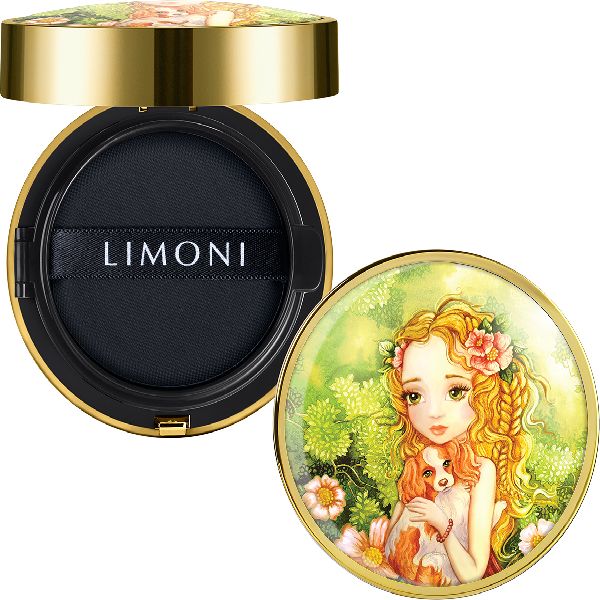 Флюид тональный кушон All Stay Cover Cushion SPF 35 / PA++ Puppy Princess 01 Light Limoni фото №3