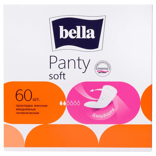 Прокладки ежедневные гигиенические Panty Soft Bella/Белла 60шт фото №4