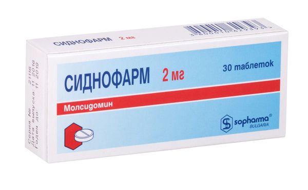 Сиднофарм таблетки 2мг 30шт