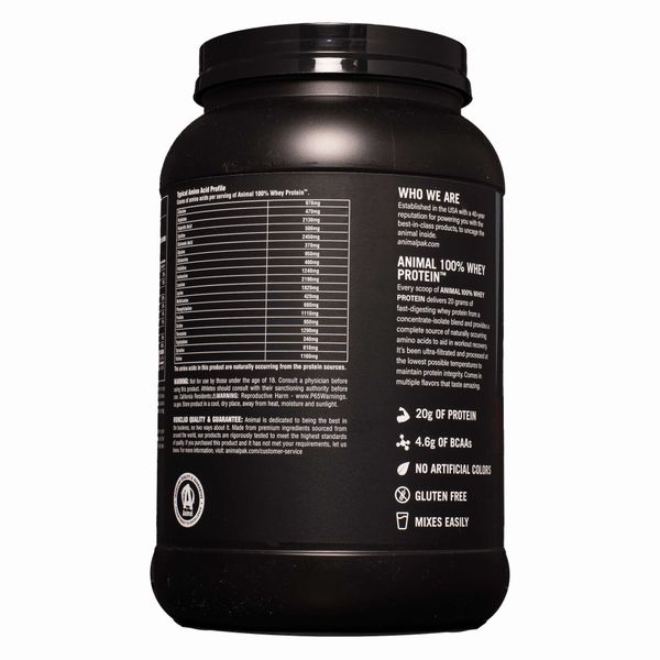 Протеин 100% вкус шоколадной помадки Whey Animal 1,81кг фото №2
