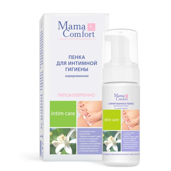 Пенка для интимной гигиены аэрированная Mama Comfort/Мама комфорт 150мл