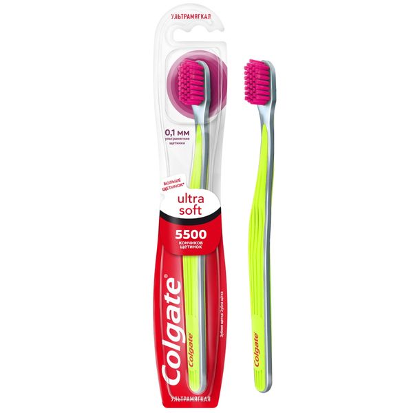 Щетка зубная мягкая ультрамягкость Colgate/Колгейт фото №2