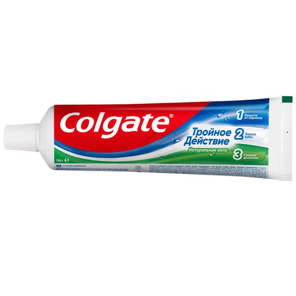 Паста зубная тройное действие Colgate/Колгейт 100мл фото №2