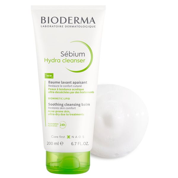 Бальзам очищающий успокаивающий Hydra Sebium Bioderma/Биодерма туба 200мл фото №4