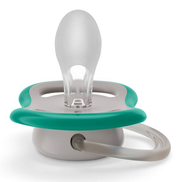 Cоска-пустышка силиконовая ортодонтическая с футляром 18+ мес. Ultra Air Philips Avent 2шт (SCF349/24) фото №4