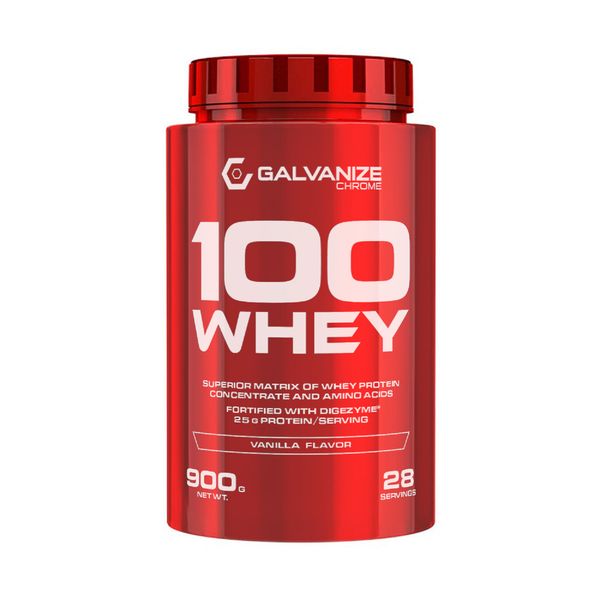 Протеин сывороточный вкус ванили С100 Whey Galvanize 900г