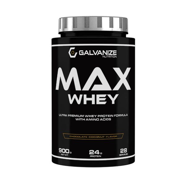 Сывороточный протеин вкус шоколада с кокосом Max Whey Galvanize 900г