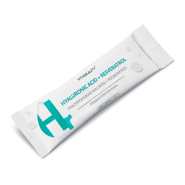 Гиалуроновая кислота+Ресвератрол персик Vitabeauty/Витабьюти батончики желейные стик 15,5г 15шт фото №4