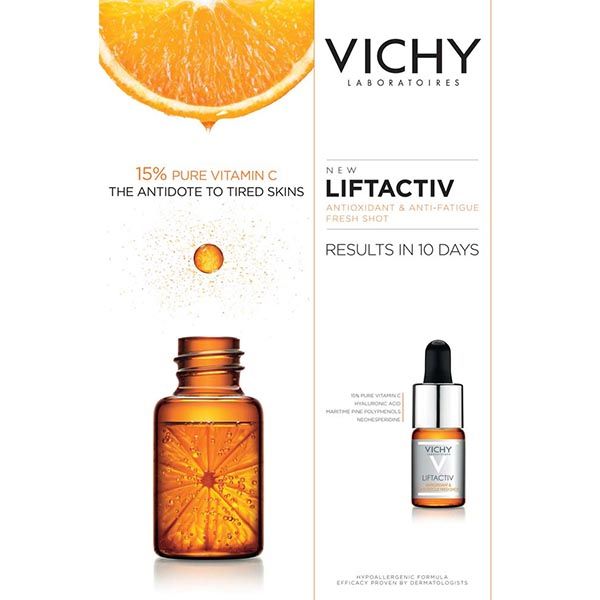 Концентрат молодости кожи антиоксидантный LiftActiv Vichy/Виши фл. 10мл фото №7