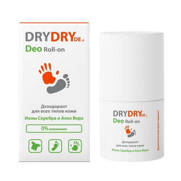 Дезодорант для всех типов кожи с ионами серебра и алоэ вера Deo Dry Dry/Драй Драй фл. 50мл