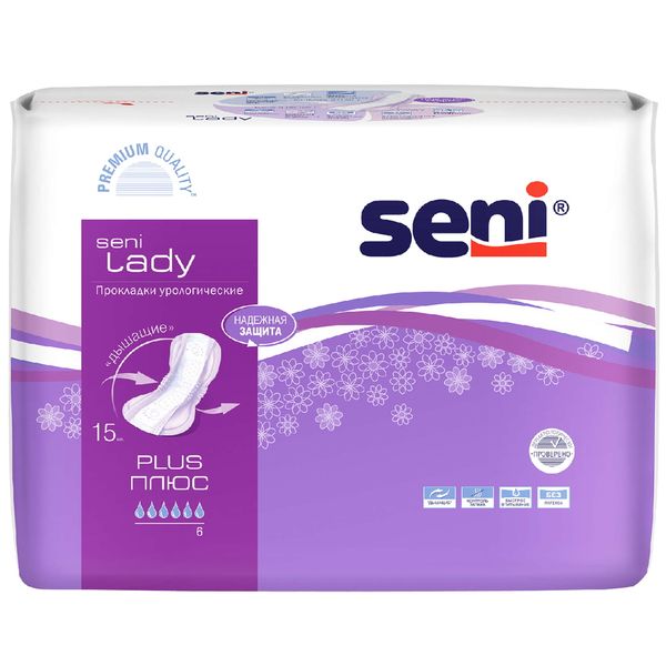 Прокладки урологические Plus Lady Seni/Сени 15шт