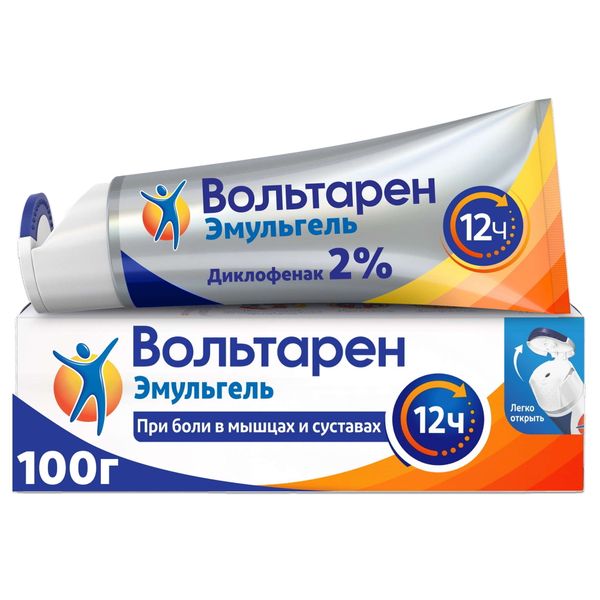 Вольтарен Эмульгель гель для наружного применения 2% 100г