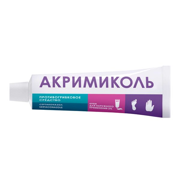 Акримиколь крем для наружного применения 2% 30г фото №2