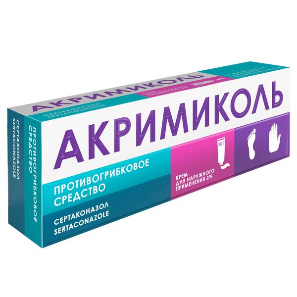 Акримиколь крем для наружного применения 2% 30г фото №4