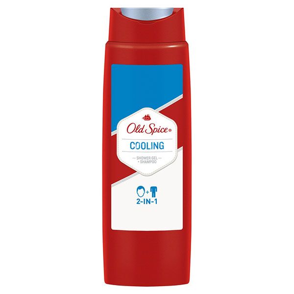 Гель для душа и шампунь 2в1 Old Spice Классический аромат Cooling 250 мл.