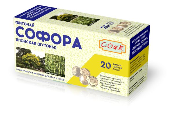 Фиточай софора японская фильтр-пакеты 1,5г 20шт