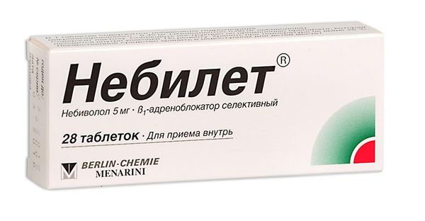 Небилет таблетки 5мг 28шт