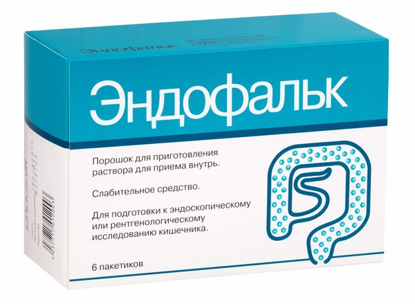 Эндофальк порошок для приг раствора для внутр. прим. 55,32г 6шт