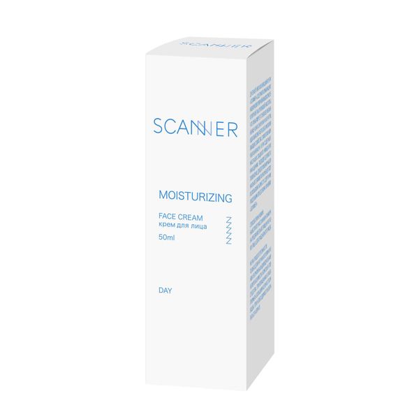 Крем для лица с гиалуроновой кислотой дневной Moisturizing Сканнер фл. 50мл