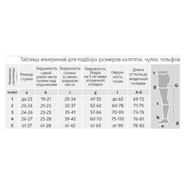 Колготки компрессионные 2 класс компрессии 23-32мм B.Well/Би Велл JW321 черные р.2 фото №3