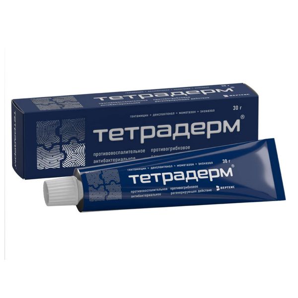 Тетрадерм крем д/нар. прим. туба 30г