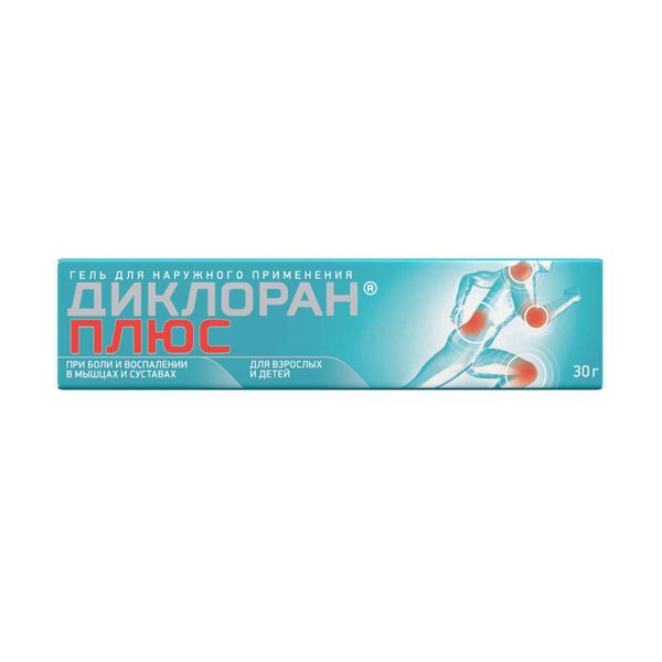 Диклоран Плюс гель для наружного применения 30г