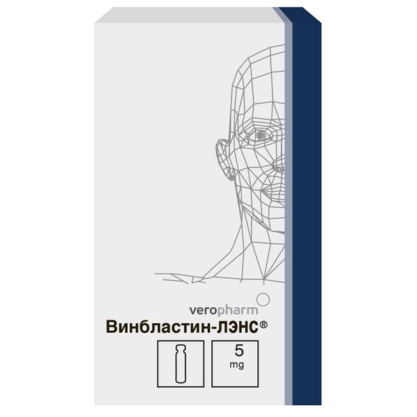 Винбластин-Лэнс лиофилизат для приг. раствора для в/в введ. 5мг