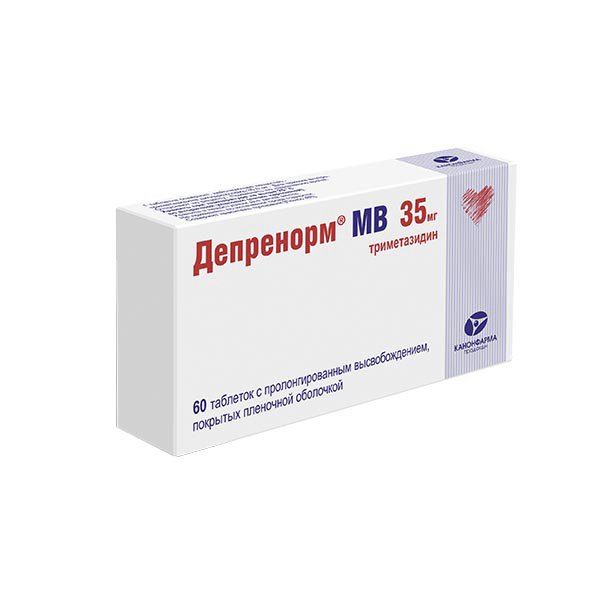 Депренорм МВ таблетки с пролонгированным высвобождением п/о плен. 35мг 60шт