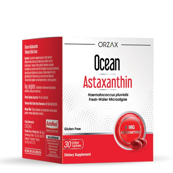 Астаксантин Ocean Orzax/Орзакс капсулы 350мг 30шт