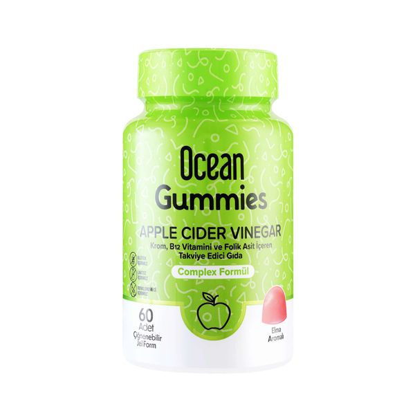Гаммиc Эпл Сайдер Винегар вкус яблока Ocean Orzax/Орзакс пастилки жевательные 2,4г 60шт
