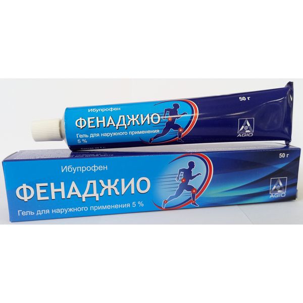 Фенаджио гель для наружного применения 5% 50г фото №2