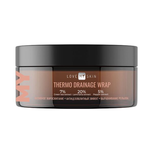 Обертывание горячее дренажное Love my skin банка 200мл